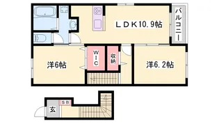ル・レスト高田【2階】の間取り