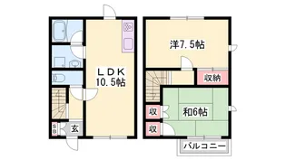 グリーンハイツ A棟【A-4号室】の間取り