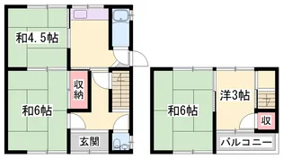 兵庫県姫路市西今宿4丁目【一戸建】の間取り