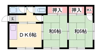 清山荘【102号室】の間取り