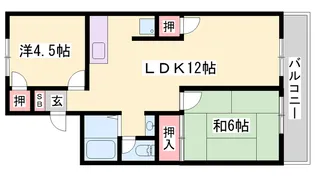 センチュリー7B棟【201号室】の間取り