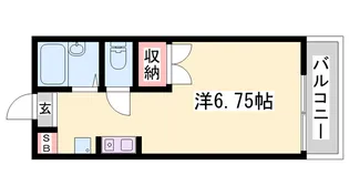 ハミング玉手【1階】の間取り