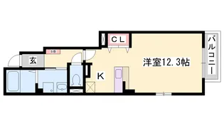 サウザンドウインズ【1階】の間取り