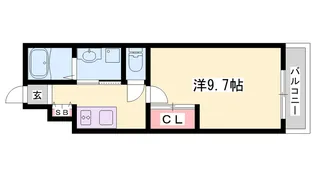 カメリアレジデンスヨコハマ【1階】の間取り