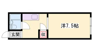 グリーンハイツ篠原【202号室】の間取り