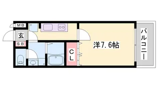 コンソルテ【102号室】の間取り