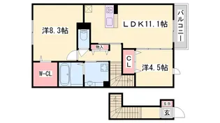 アネックス メイリン【2階】の間取り