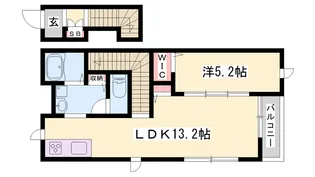 元町ハウス【2階】の間取り