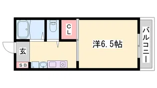 flat福井 B棟【3階】の間取り