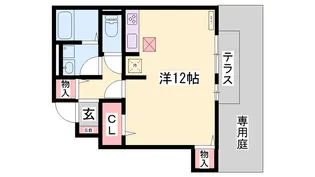 プリムールコート【1階】の間取り
