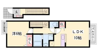 ピュアハウス【2階】の間取り