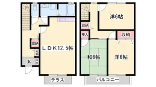 プランレーヌⅡ【103号室】の間取り