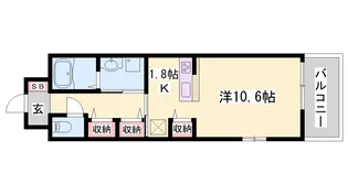 ポーシェガーデン2【3階】の間取り