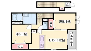 セントラルアイランド【2階】の間取り