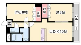 プランドール【2階】の間取り