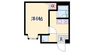 サンパレス高瀬【2階】の間取り