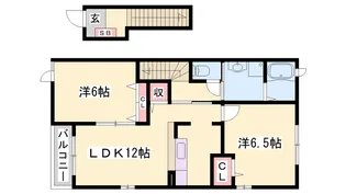 ラッフィナート フィオーレ【2階】の間取り