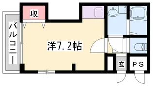 1Rの間取り画像