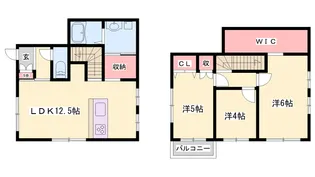 兵庫県高砂市米田町米田【一戸建】の間取り