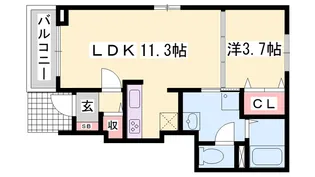 ラピッド【1階】の間取り