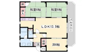 メゾンオグラ【2階】の間取り