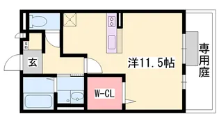 アゼリア宮上 B棟【1階】の間取り