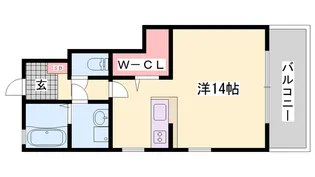 レーゾンピーコック【102号室】の間取り
