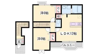 ベル・グラース【2階】の間取り