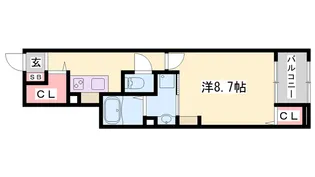 プランドールシャトー【1階】の間取り