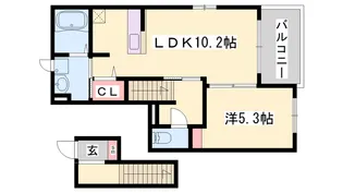 ビレッヂ飯田Ⅱ【2階】の間取り