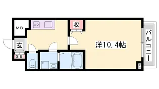 インタービレッジ土山二番館【1階】の間取り