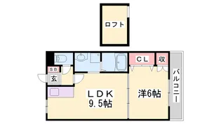 ジャン・セリバテール【2階】の間取り