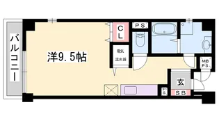 サクシード姫路駅南【5階】の間取り