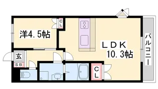 ルナフィット【2階】の間取り