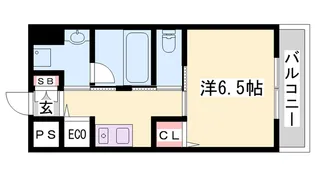 ステラ英賀保【5階】の間取り
