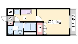 トゥルーハート【2階】の間取り