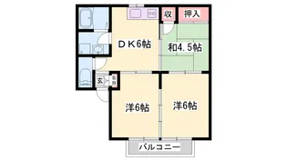 ファミール御立東【1階】の間取り