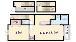 フィールド ミドル・ライペンⅠ【3階】の間取り