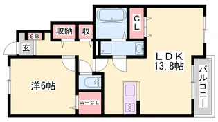 エピナールⅡ【1階】の間取り