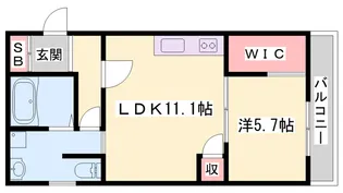 デュオ呉服町【3階】の間取り
