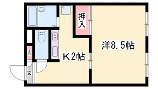 プレジール志村【203号室】の間取り