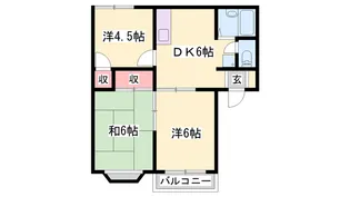 シドニーハイツA棟【101号室】の間取り