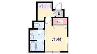 リープラス姫路宮上町【1階】の間取り