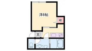 リープラス姫路宮上町【2-A号室】の間取り