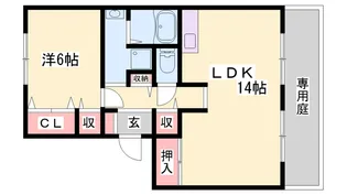 フレマリール双葉【1階】の間取り