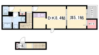 プラシード【2階】の間取り