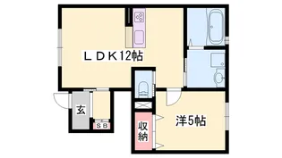 セカンドハーベスト【1階】の間取り