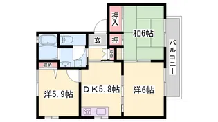 パークアヴェニュー B棟【1階】の間取り