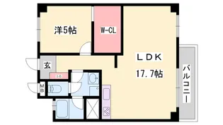 ビラ土山【3階】の間取り