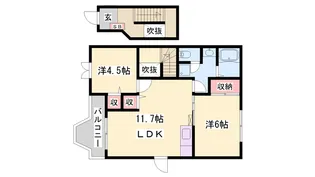 アメニティ10【2階】の間取り